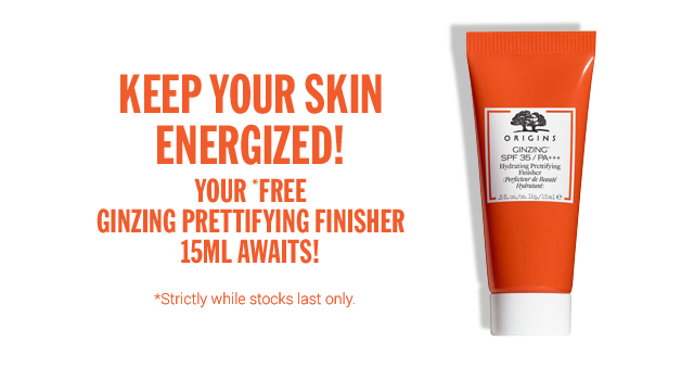 KEEP YOUR SKIN ENERGIZED!